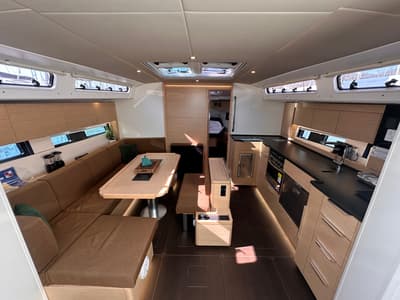 Salon of Felice, a Hanse Yachts Hanse 460 sailboat at Seget Donji, Croatia