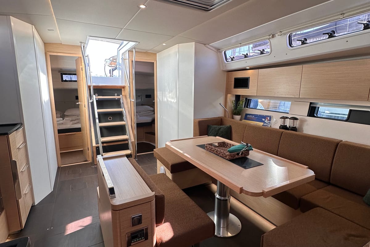 Salon of Felice, a Hanse Yachts Hanse 460 sailboat at Seget Donji, Croatia