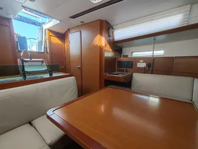 Salon of Freddie, a Jeanneau Sun Odyssey 389 sailboat at Općina Pakoštane, Croatia