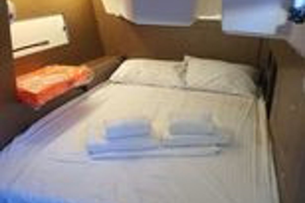 Cabin on Anemos, a Beneteau Oceanis 46.1 sailboat at Volos Municipality, Greece