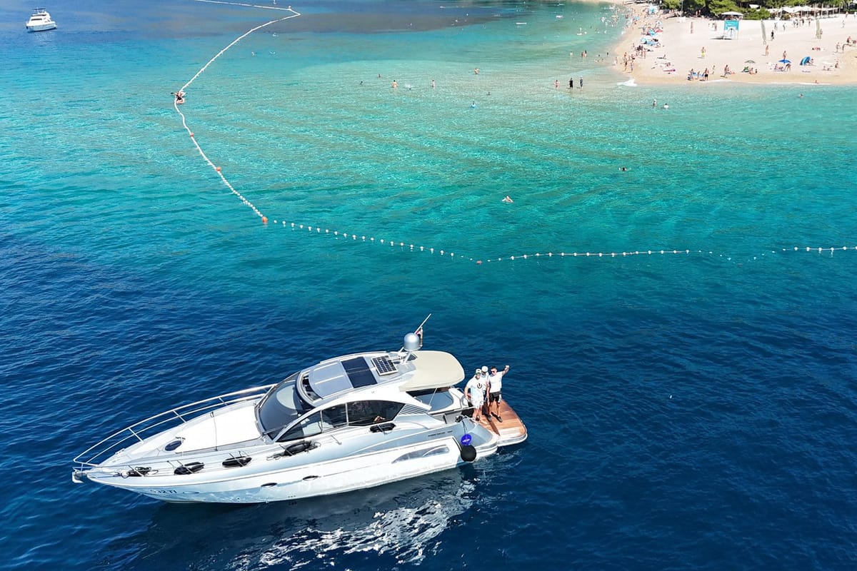 Exterior view of Marta V, a Grginić jahte Mirakul 40 yacht at Split, Croatia