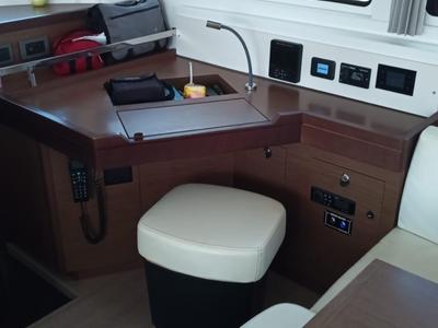 Salon of Selene | A/C generator watermaker, a Lagoon 46 catamaran at Municipal Unit of Anaktorio, Greece