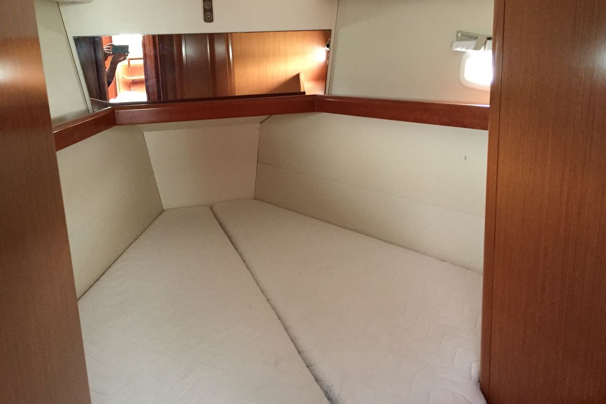Cabin on Silly Shark (GND), a Beneteau Oceanis 43 sailboat at Grand Anse, Grenada