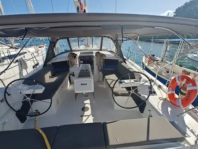 Dancer, a Dufour 430 sailboat at Charlotte Amalie, United States