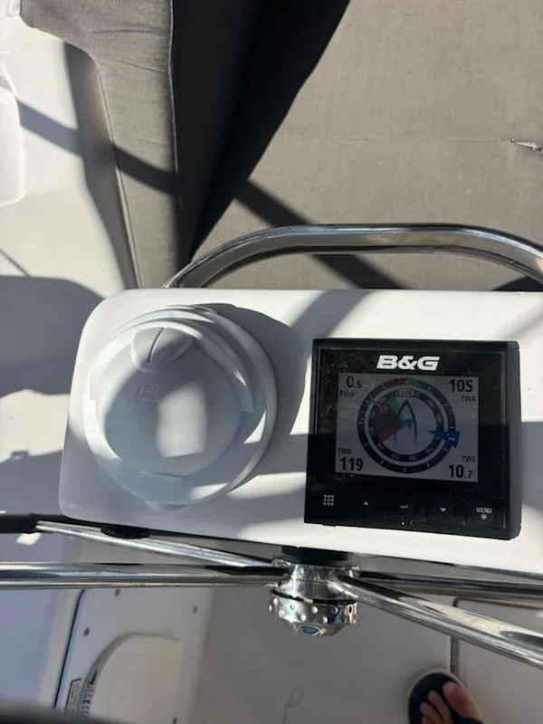 Dancer, a Dufour 430 sailboat at Charlotte Amalie, United States