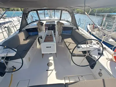 Dancer, a Dufour 430 sailboat at Charlotte Amalie, United States