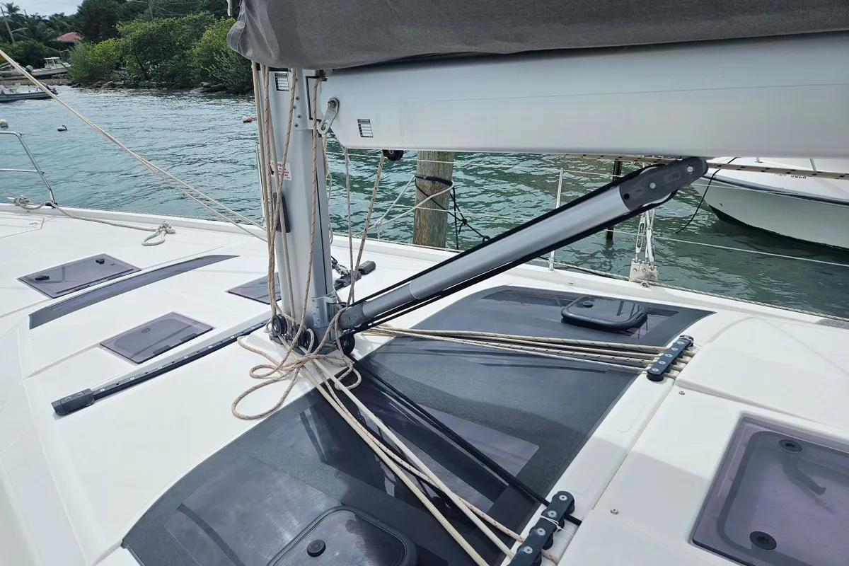 Dancer, a Dufour 430 sailboat at Charlotte Amalie, United States