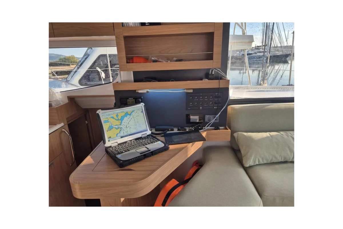 Comfort, a Bali Bali Catsmart catamaran at Olbia, Italy