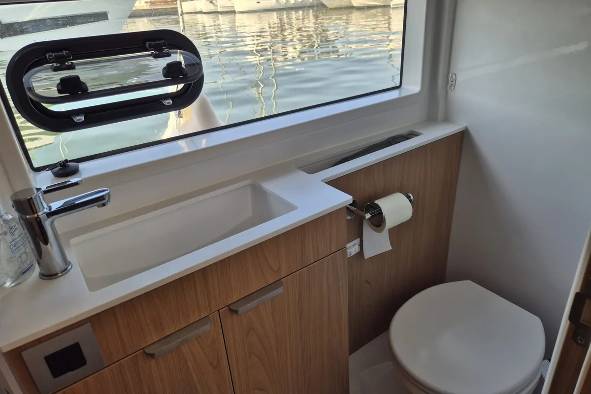 Comfort, a Bali Bali Catsmart catamaran at Olbia, Italy
