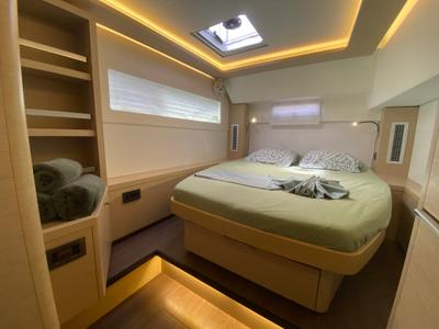 Cabin on Dare 1, a Lagoon 46 catamaran at Alameda, United States