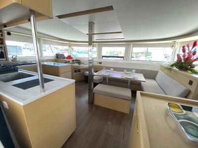 Galley of Dare 1, a Lagoon 46 catamaran at Alameda, United States