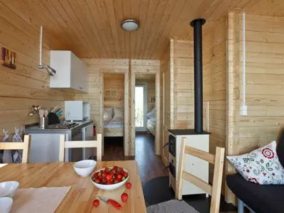 Salon of BunBo I, a De Drait Houseboat motorboat at Drachten, Netherlands