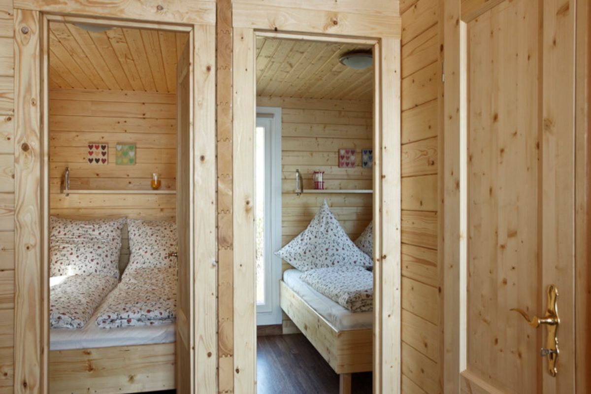 Cabin on BunBo I, a De Drait Houseboat motorboat at Drachten, Netherlands