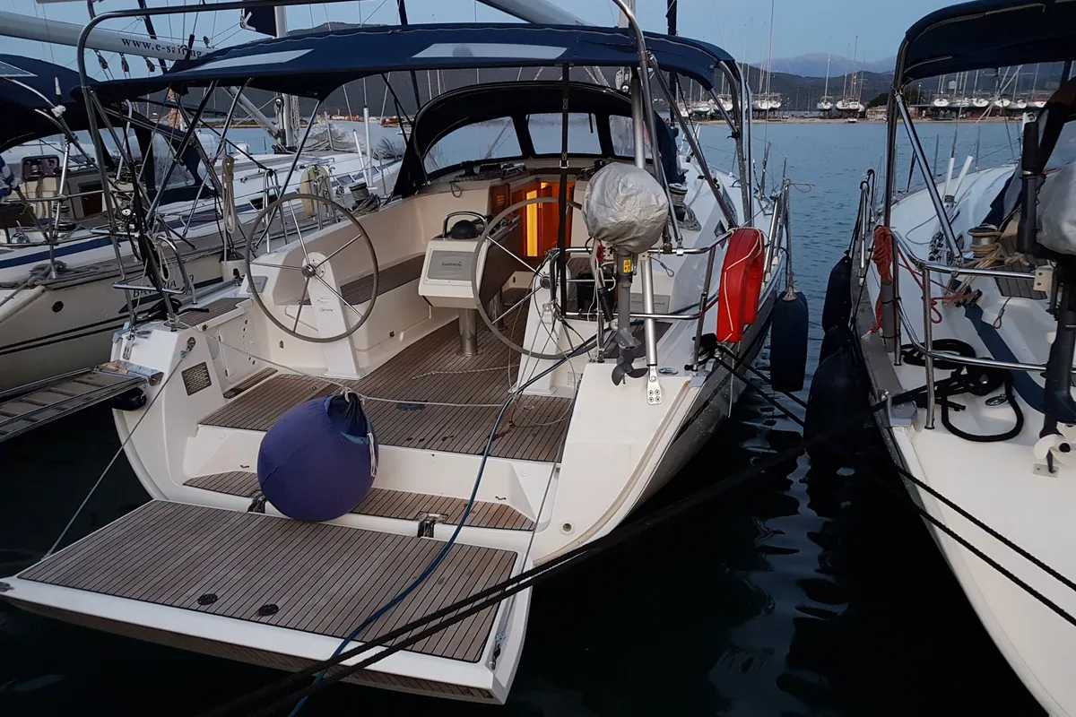 Marea, a Bavaria Cruiser 41 sailboat at Municipal Unit of Lefkada, Greece