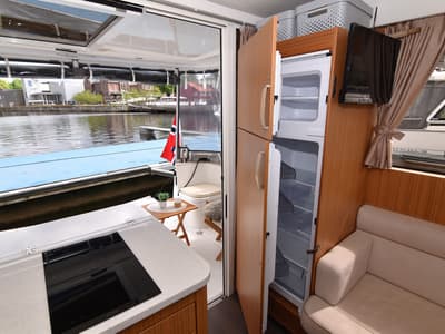 Galley of Kragero, a Greenline 33 yacht at Porsgrunn, Norway