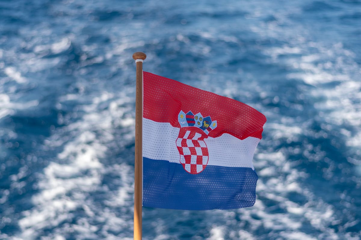 Topaz, a Lagoon 560 catamaran at Split, Croatia