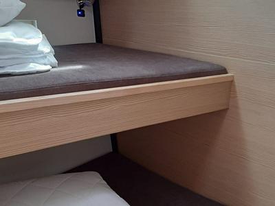 Cabin on CHABLIES, a D&D Kufner 54 sailboat at Grad Trogir, Croatia
