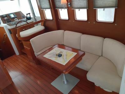 Salon of Skitnica, a Beneteau Swift Trawler 42 yacht at Zadar, Croatia