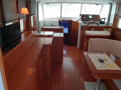 Salon of Skitnica, a Beneteau Swift Trawler 42 yacht at Zadar, Croatia