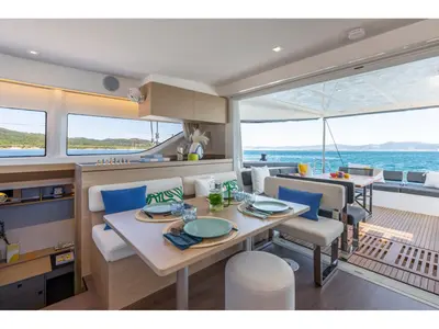 Alma - Premium line, a Lagoon Lagoon 43 catamaran at Tonnarella, Italy