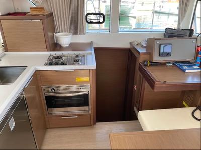 Galley of BONOBO, a Lagoon 40 catamaran at Municipal Unit of Lefkada, Greece