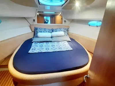 Cabin on Norah, a Sessa Marine Sessa Dorado 32 motorboat at Zadar, Croatia