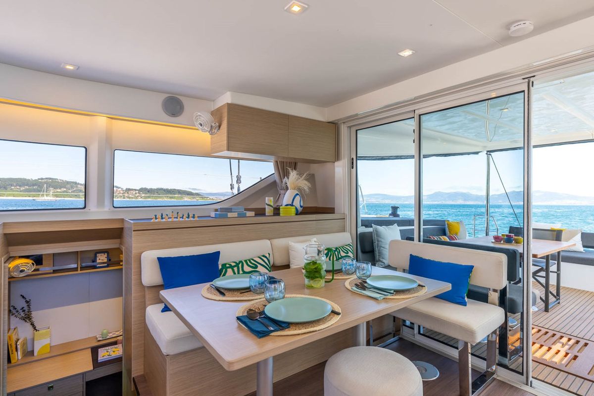 Salon of Active.Cruises, a Lagoon 43 catamaran at Seget Donji, Croatia