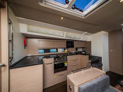 Galley of Pisch, a Hanse Yachts Hanse 460 sailboat at Grad Kaštela, Croatia