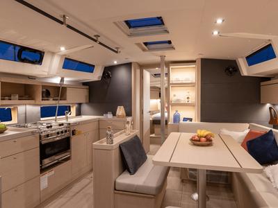 Galley of Sunsail 46.4 Premium, a Beneteau Oceanis 46.1 sailboat at Općina Marina, Croatia