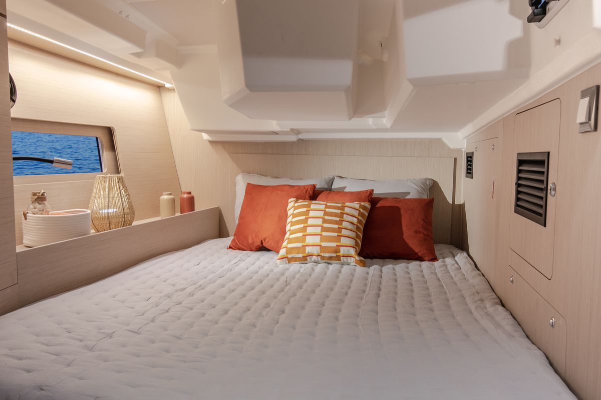 Cabin on Sunsail 46.4 Premium, a Beneteau Oceanis 46.1 sailboat at Općina Marina, Croatia