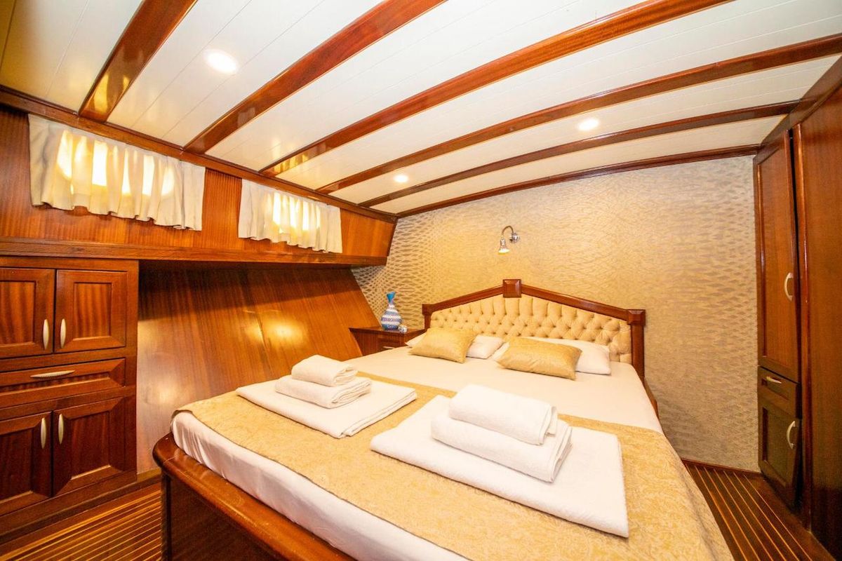 Cabin on Santa Maria, a Gulet Gulet gulet at Bakırköy, Turkey