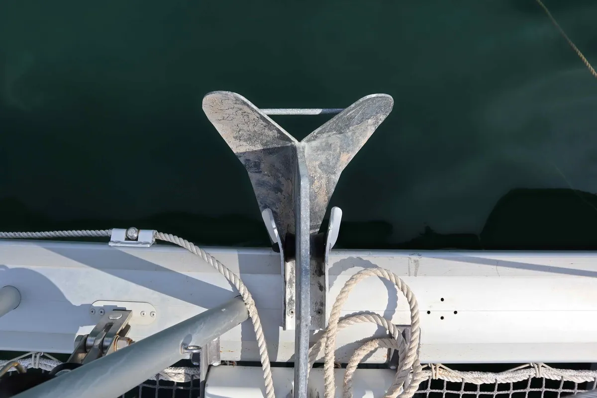STARFISH, a Excess Excess 11 catamaran at Parikia, Greece