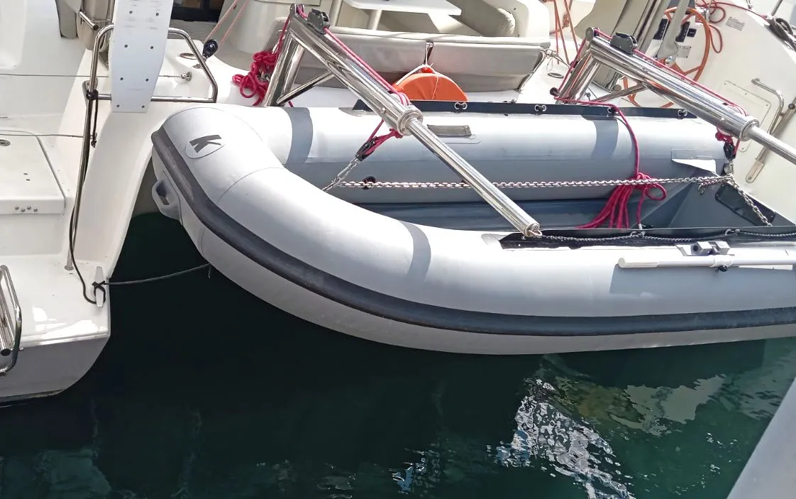 STARFISH, a Excess Excess 11 catamaran at Parikia, Greece