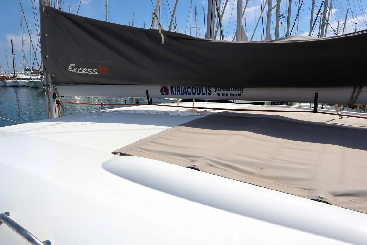 STARFISH, a Excess Excess 11 catamaran at Parikia, Greece
