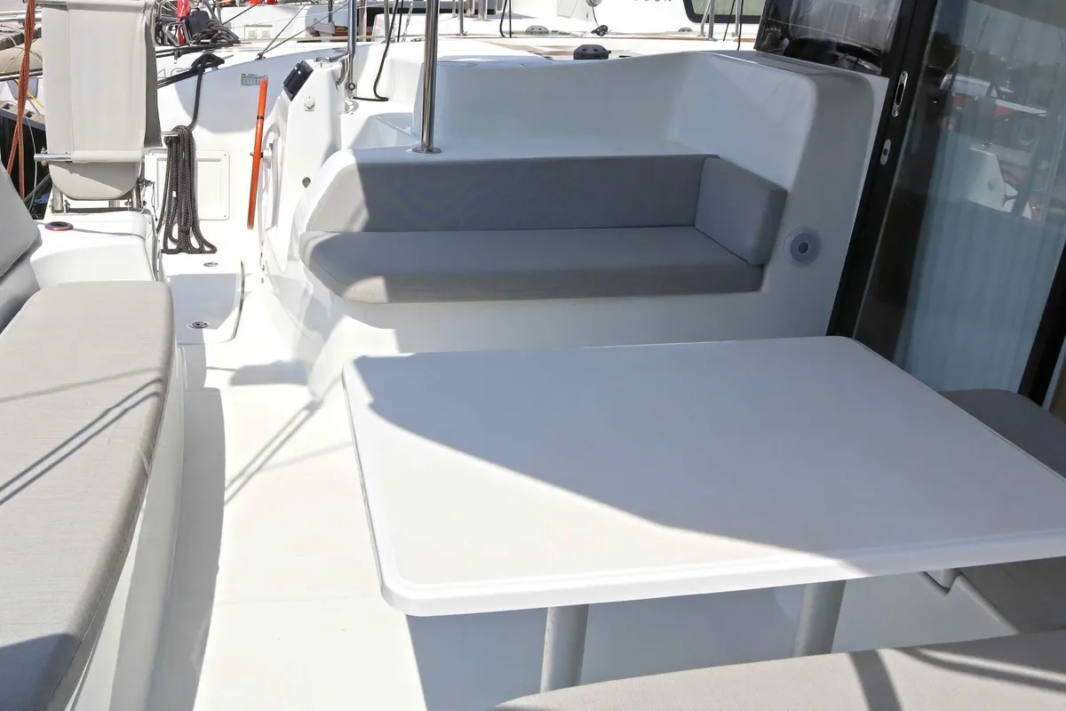 STARFISH, a Excess Excess 11 catamaran at Parikia, Greece