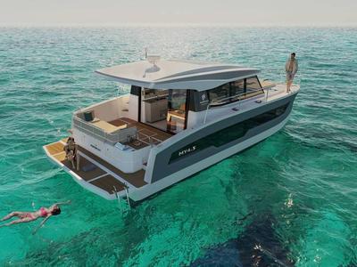 KIKA, a Fountaine Pajot MY4.S catamaran at Lavreotiki Municipal Unit, Greece