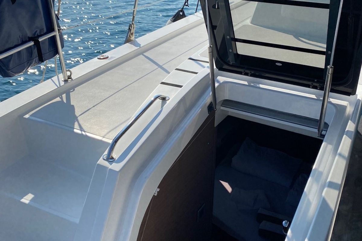Baša, a Bali 4.8 catamaran at Grad Kaštela, Croatia