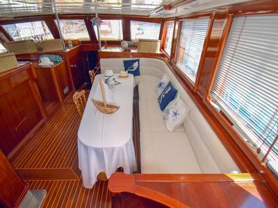 Salon of Perla Del Mar I, a Unknown M/S Perla Del Mar I yacht at Marmaris, Turkey