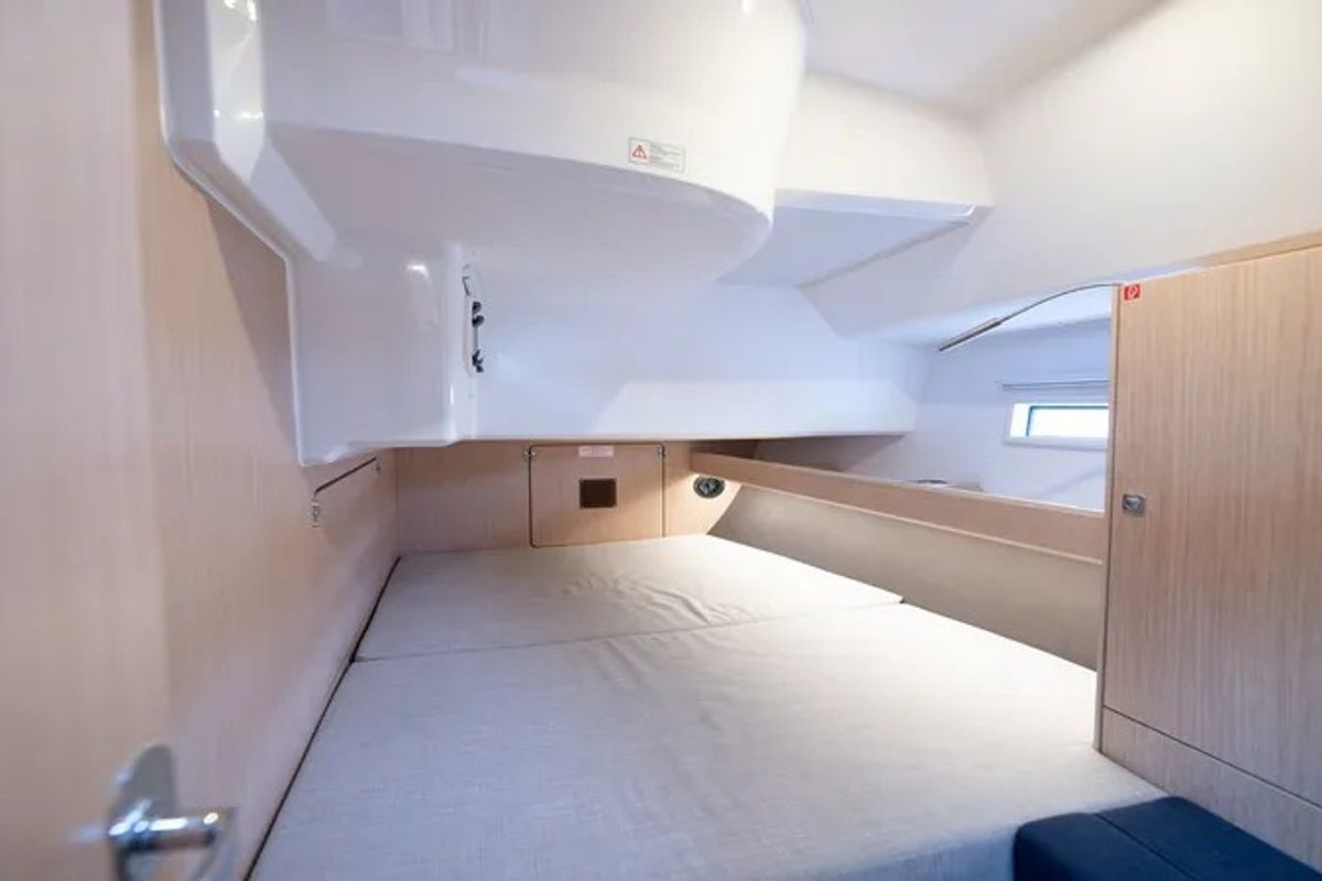 Cabin on BLUE-D, a Bavaria Cruiser 46 sailboat at Volos Municipality, Greece