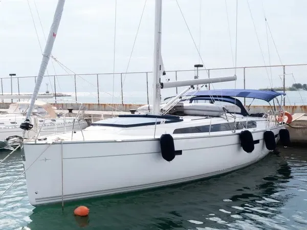 Exterior view of BLUE-D, a Bavaria Cruiser 46 sailboat at Volos Municipality, Greece