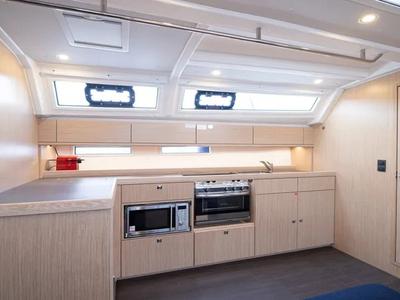 Galley of BLUE-D, a Bavaria Cruiser 46 sailboat at Volos Municipality, Greece