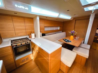 Galley of Premium, a Solaris Yachts Solaris 50 sailboat at Salerno, Italy