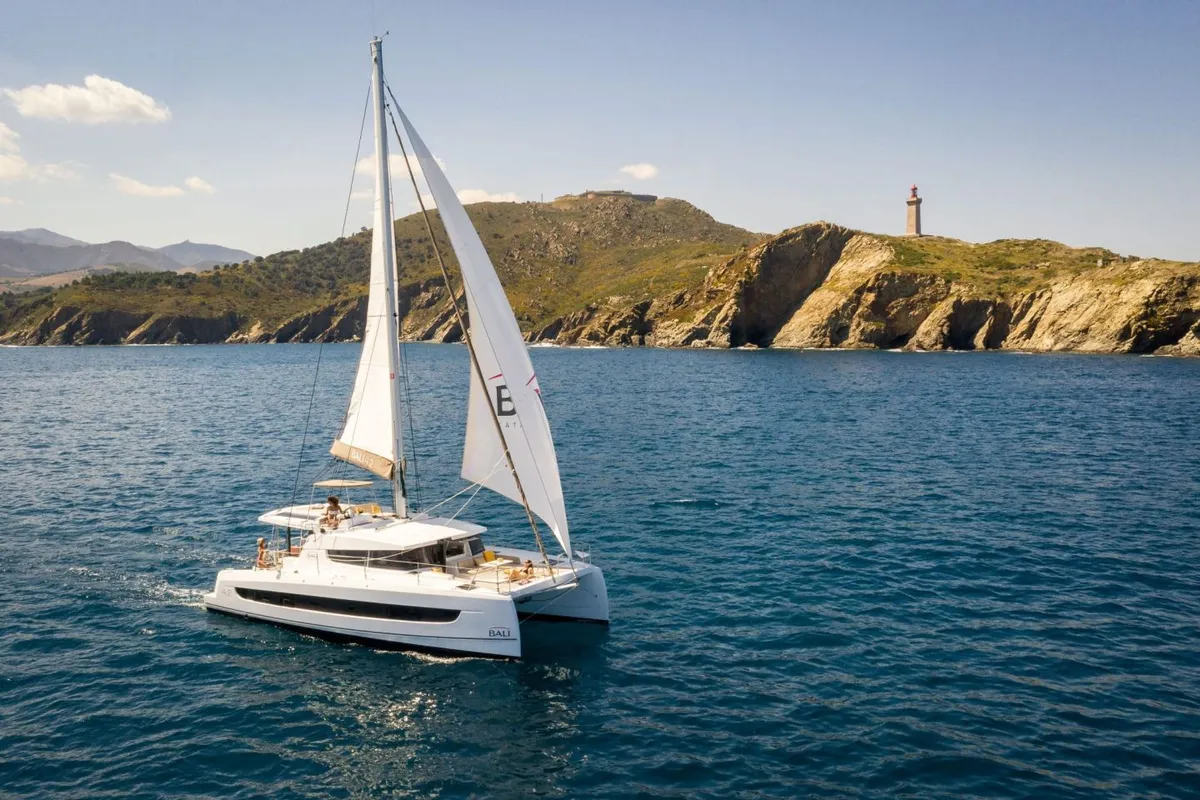 MOONGLADE , a Bali 4.2 OW catamaran at Road Town, British Virgin Islands