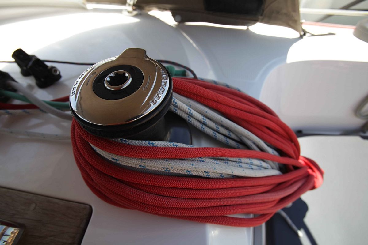 Lazarus, a Bavaria Cruiser 41S sailboat at Pirovac, Croatia