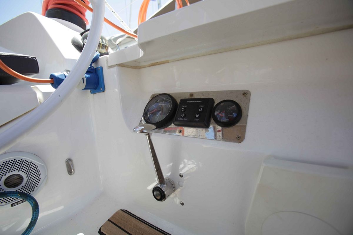 Lazarus, a Bavaria Cruiser 41S sailboat at Pirovac, Croatia