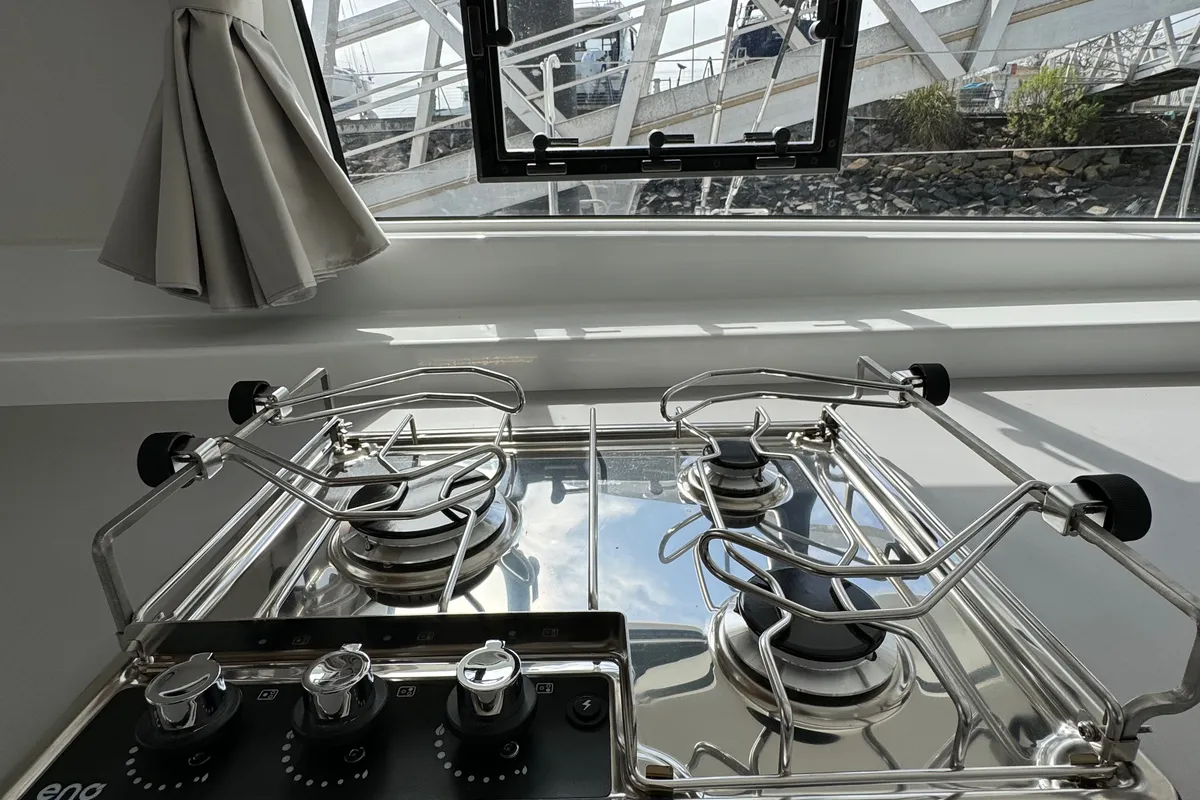 Galley of El Paso 2, a Excess 14 catamaran at Općina Rogoznica, Croatia