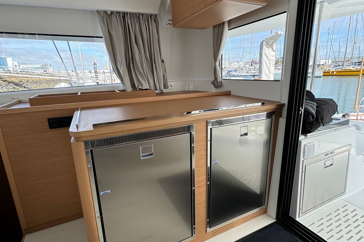 Galley of El Paso 2, a Excess 14 catamaran at Općina Rogoznica, Croatia