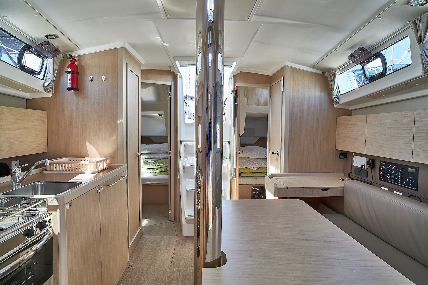 La Rose, a Beneteau Oceanis 38.1 sailboat at Grad Biograd na Moru, Croatia