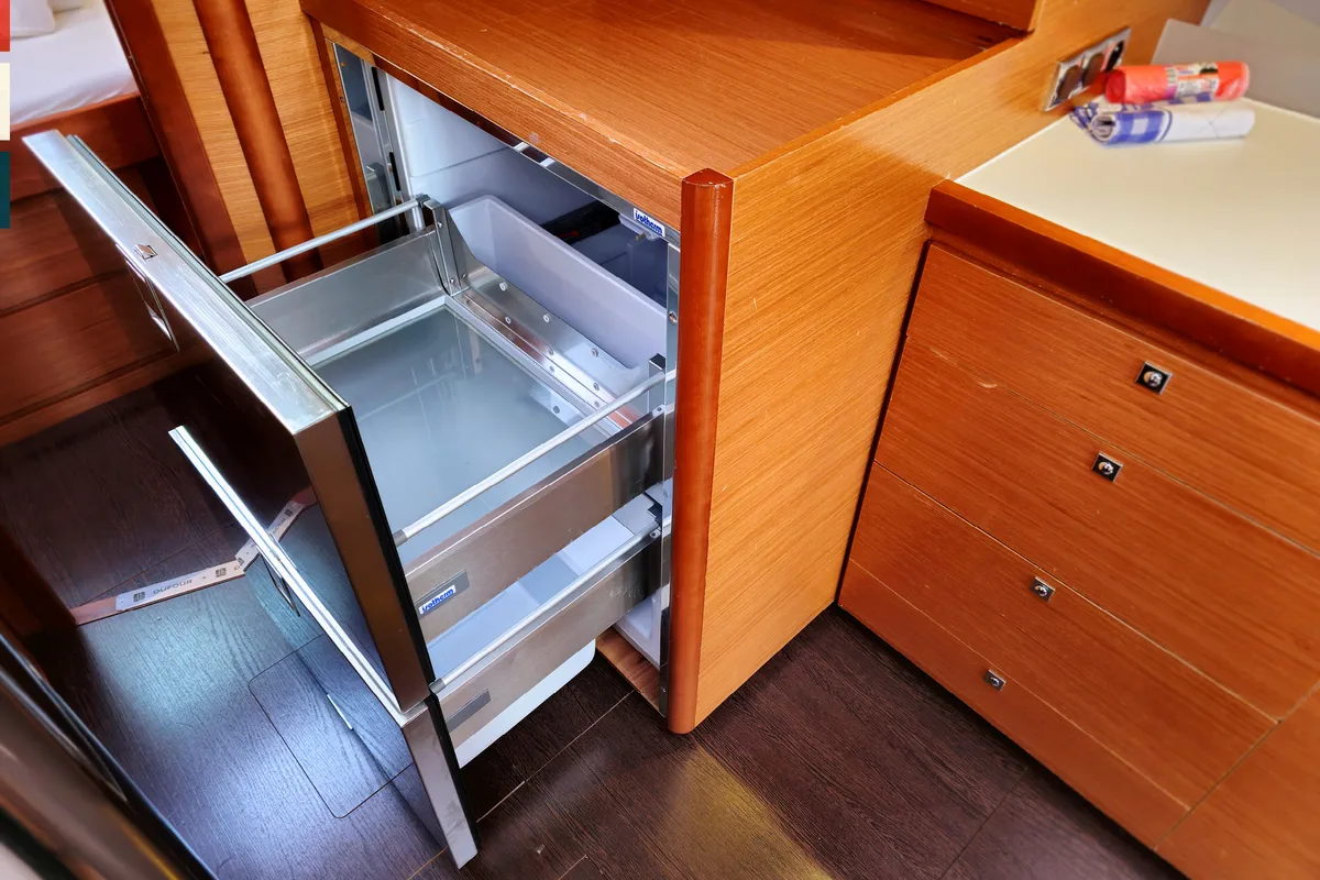 Galley of Grazioso, a Dufour 430 GL sailboat at Općina Rogoznica, Croatia
