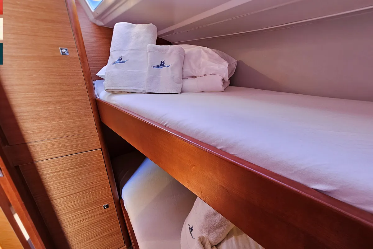 Galley of Grazioso, a Dufour 430 GL sailboat at Općina Rogoznica, Croatia